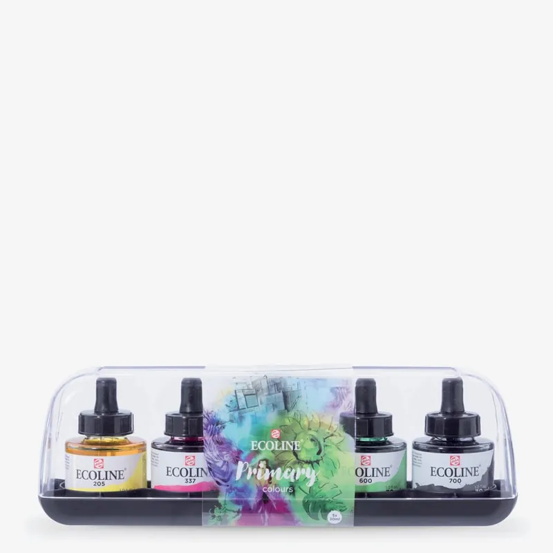 Vente Directe Royal Talens Ecoline encre aquarelle liquide 30 ml set couleurs primaires (5)