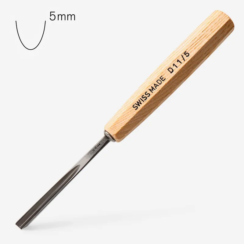 Pfeil outil de gravure sur bois à manche pour maillet ciseau droit D11/5 5 mm Haute Qualité