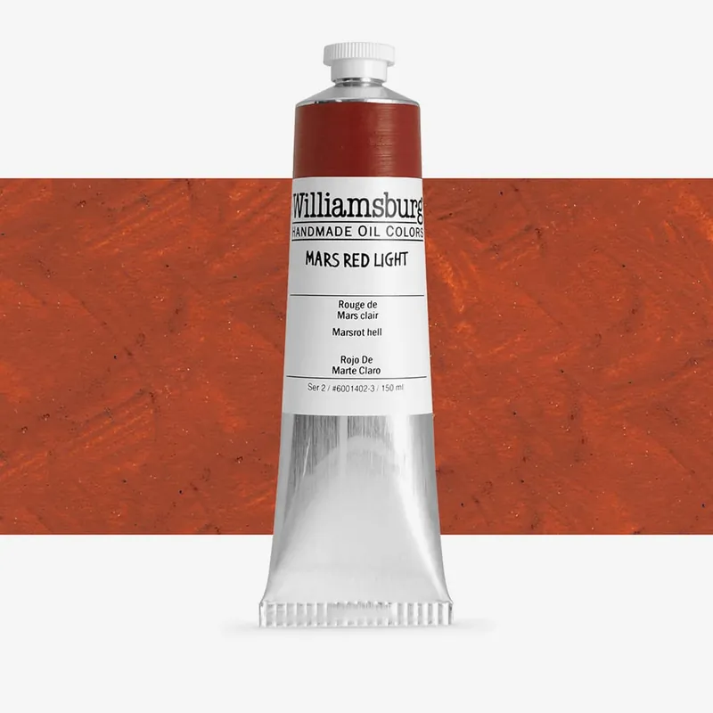 Williamsburg peinture à l‘huile 150 ml (5 oz) rouge de Mars clair Authentique
