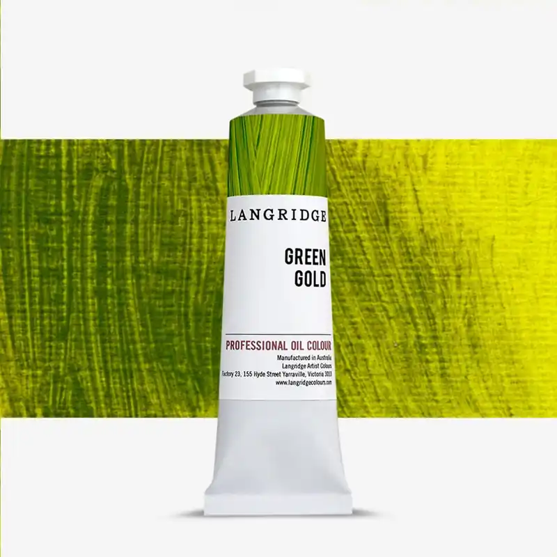Prix Promo Langridge Peinture à l‘Huile 40ml Green Gold