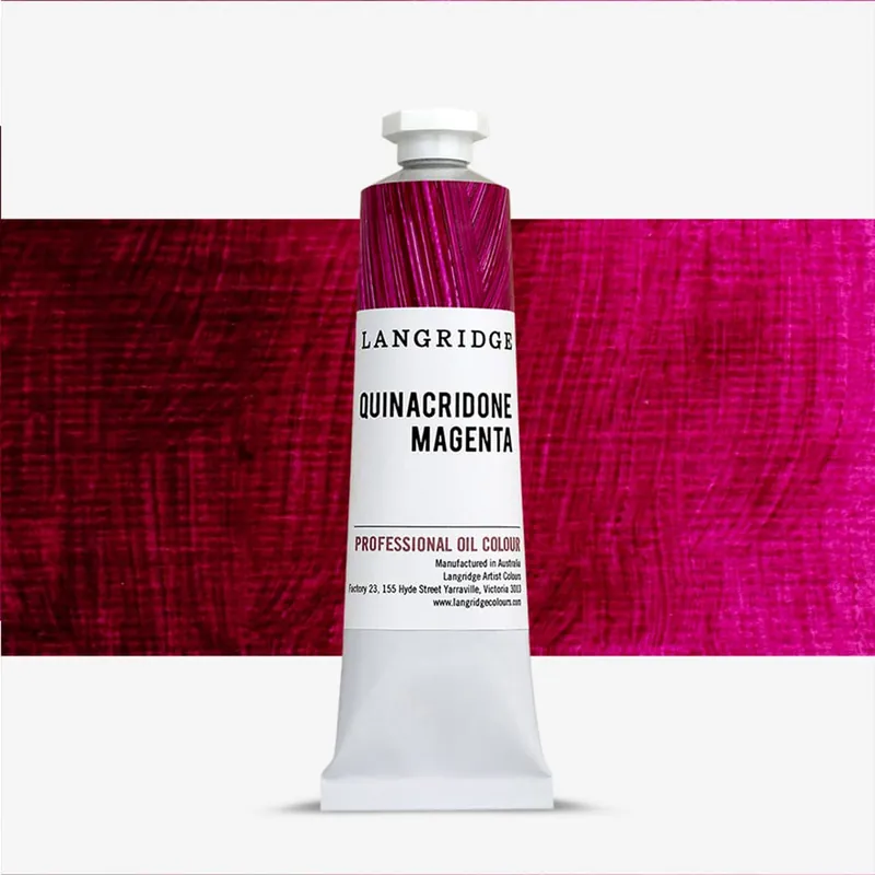 Langridge Peinture à l‘Huile 40ml Quinacridone Magenta Prix Réduit