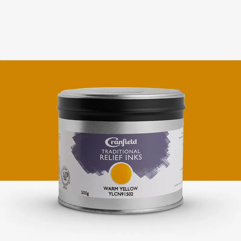 Nouvel Arrivage Cranfield encre de relief traditionnelle 500 g jaune chaud (Hansa)