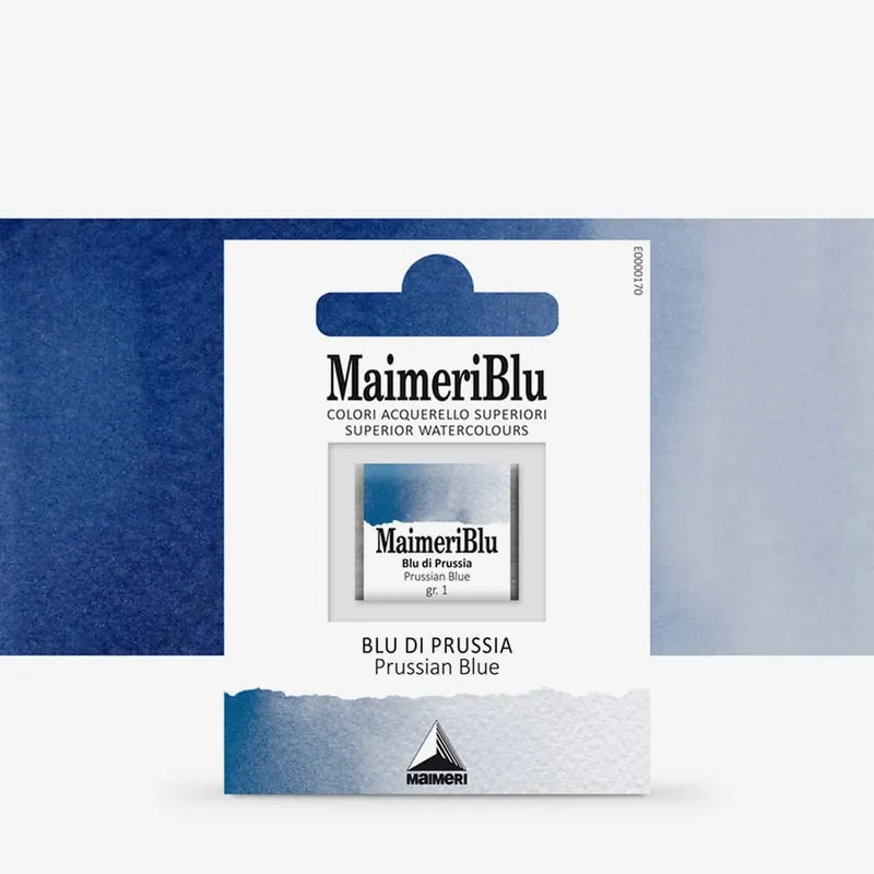 Prix Réduit MaimeriBlu Peinture Aquarelle Demi- godet Prussian Blue