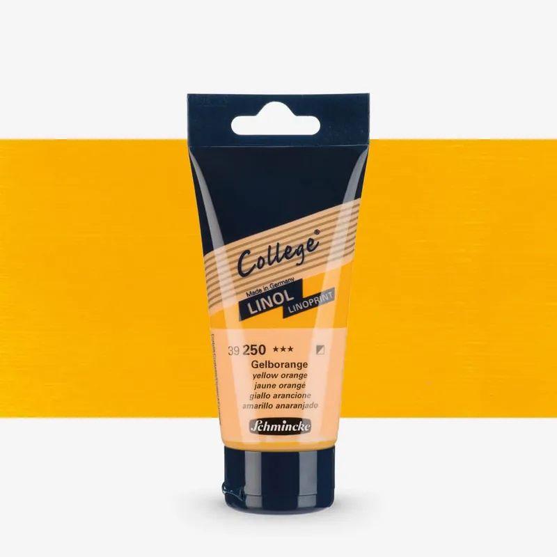 Schmincke College Linol Encre pour Linogravure 75 ml Jaune orangé Pas Cher
