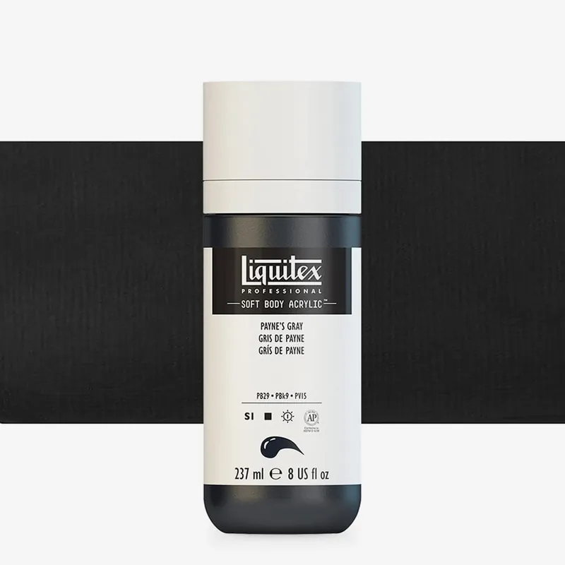 Prix Cassé Liquitex Professionnel Peinture acrylique fluide 237 ml gris de Payne