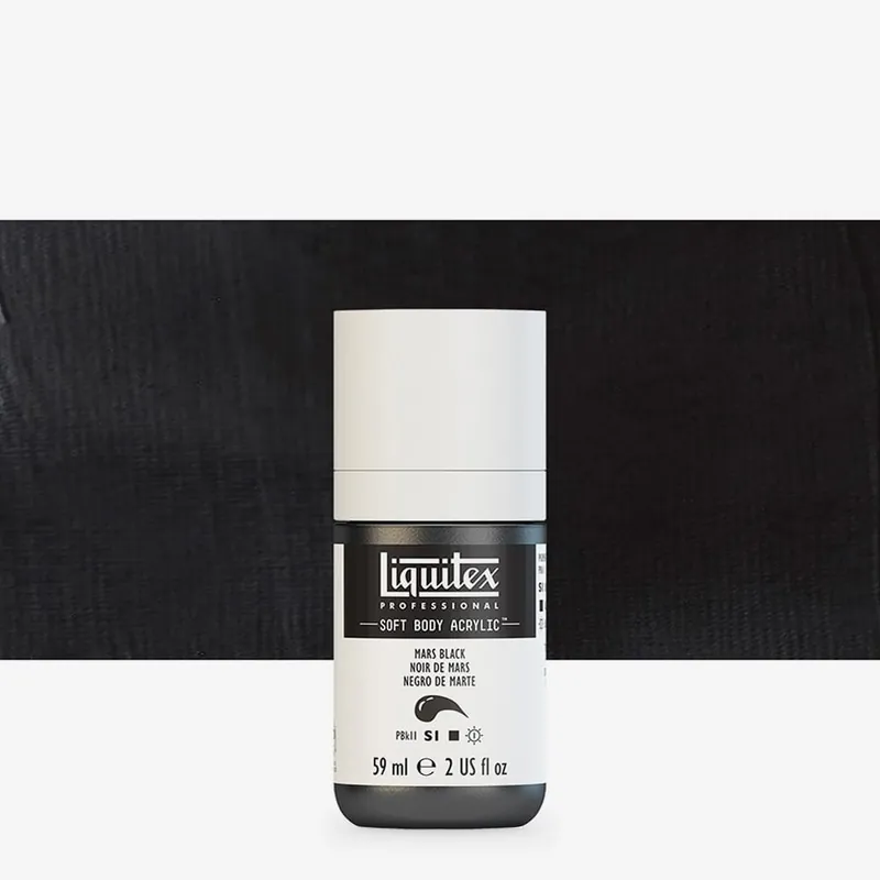 Liquitex Professional peinture acrylique Soft Body 59 ml noir de Mars Super Prix