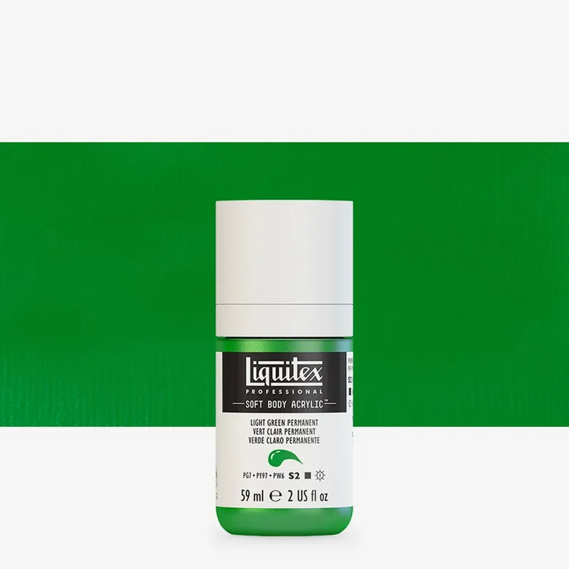 Offre Spéciale Liquitex Professionnel Peinture acrylique Soft Body 59 ml vert clair permanent