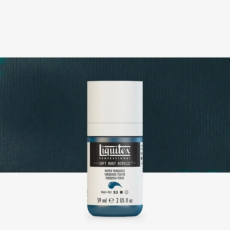 Liquitex Professional peinture acrylique Soft Body 59 ml turquoise sourd Commander Maintenant