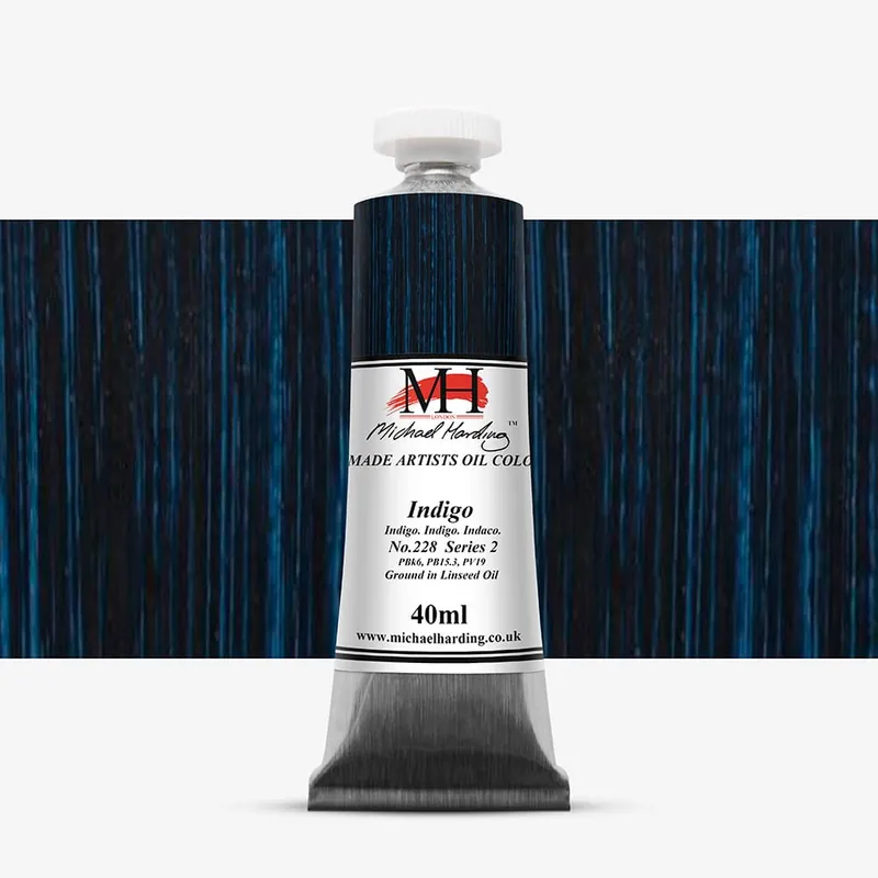 Acheter En Ligne Michael Harding Peinture à l‘huile 40 ml Indigo