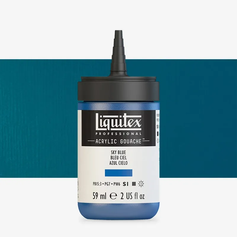 Prix Promo Liquitex Professional gouache acrylique 59 ml bleu ciel