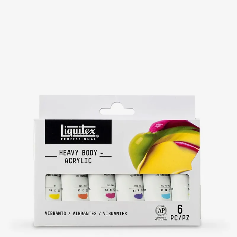 Usine Directe Liquitex Professionnel Heavy Body 22 ml set Vibrants de 6