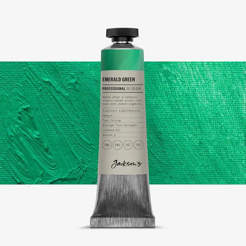 Jackson‘s Peinture à l’Huile Extra-Fine Professionnelle 40 ml Vert émeraude Super Prix