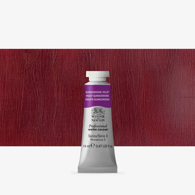 Winsor & Newton Aquarelle Professionnelle 14 ml Violet de quinacridone Pas Cher