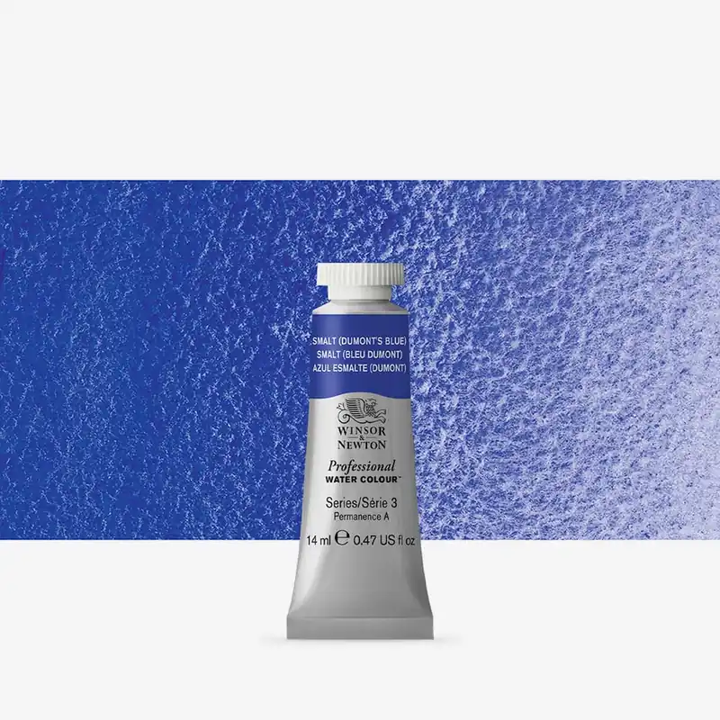 Promotion Winsor & Newton Aquarelle Professionnelle 14 ml Bleu de smalt (Bleu de Dumont)