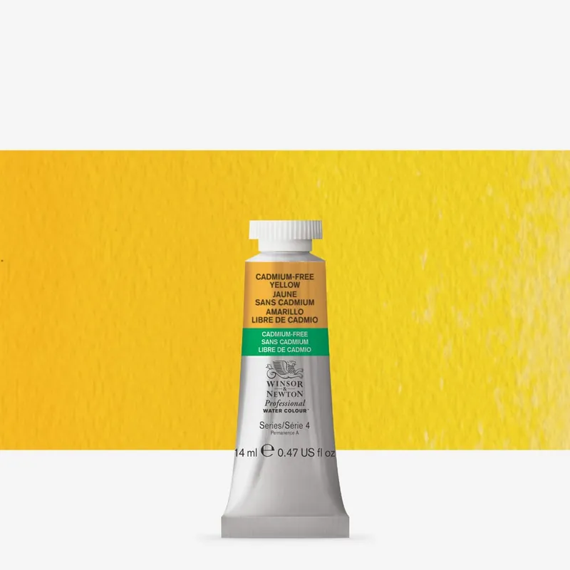 Solde Winsor & Newton Aquarelle Professionnelle 14 ml Jaune sans cadmium