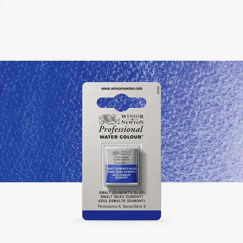 Winsor & Newton Aquarelle Professionnelle Demi-godet Bleu de smalt (Bleu de Dumont) Retour Gratuit