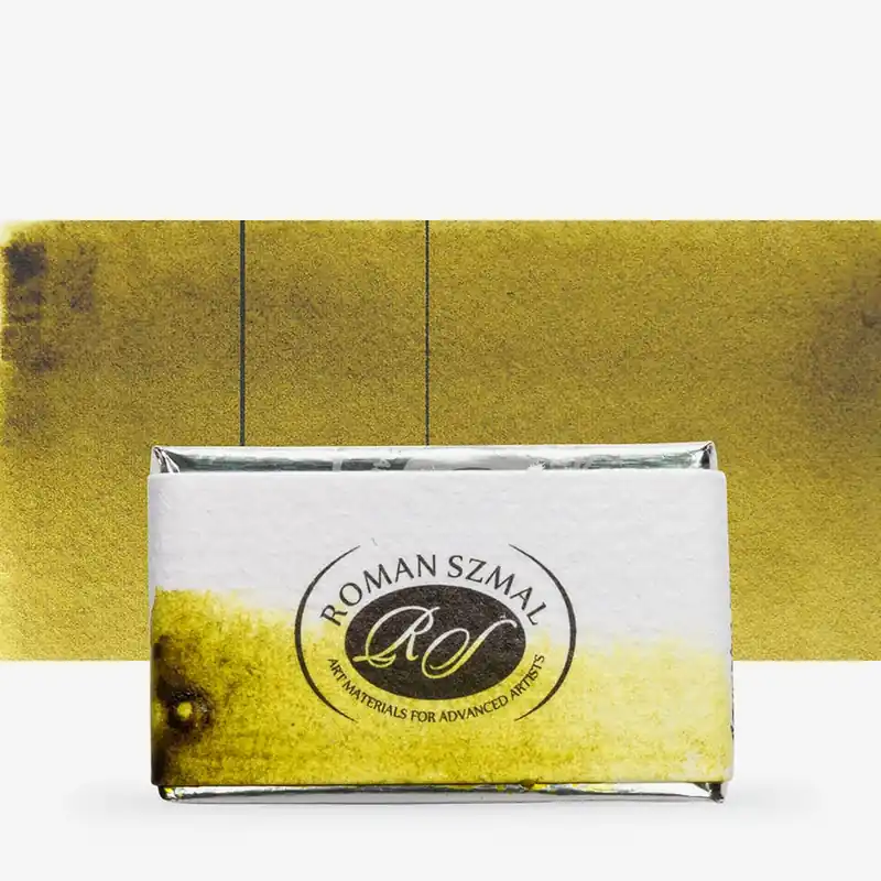 Livraison Express Roman Szmal Aquarius Aquarelle Extra-Fine Godet entier Vert olive clair