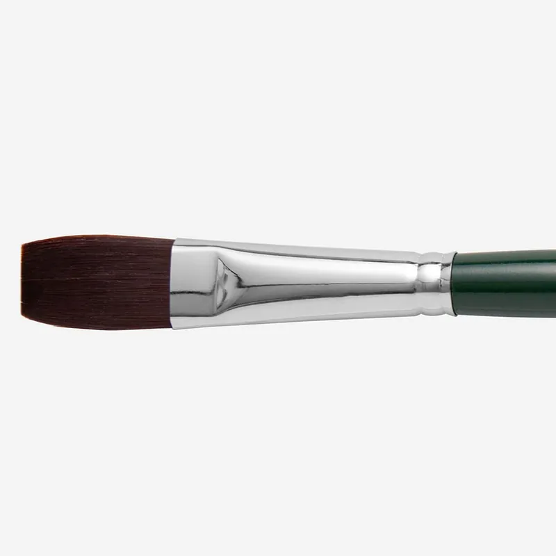 Dernière Chance Silver Brush Ruby Satin pinceau synthétique série 2501 plat taille 8