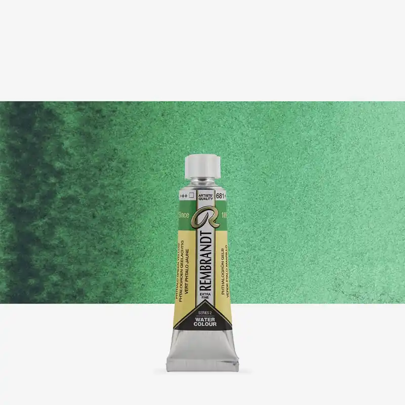 Vente Directe Royal Talens Rembrandt Aquarelle 10 ml vert phtalo jaune