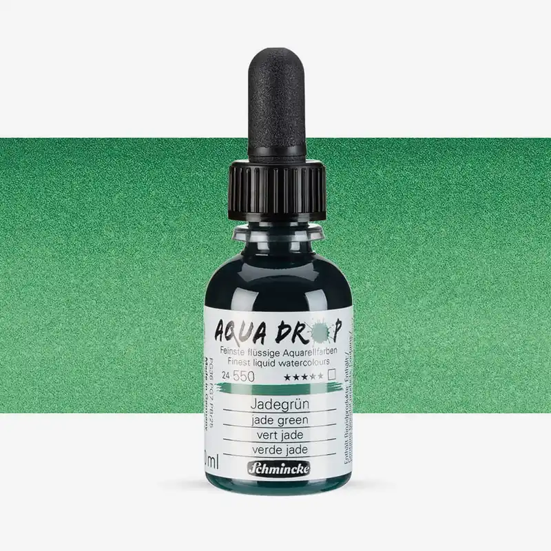 Seulement Aujourd'hui Schmincke Aqua Drop Aquarelle Liquide 30 ml Vert jade