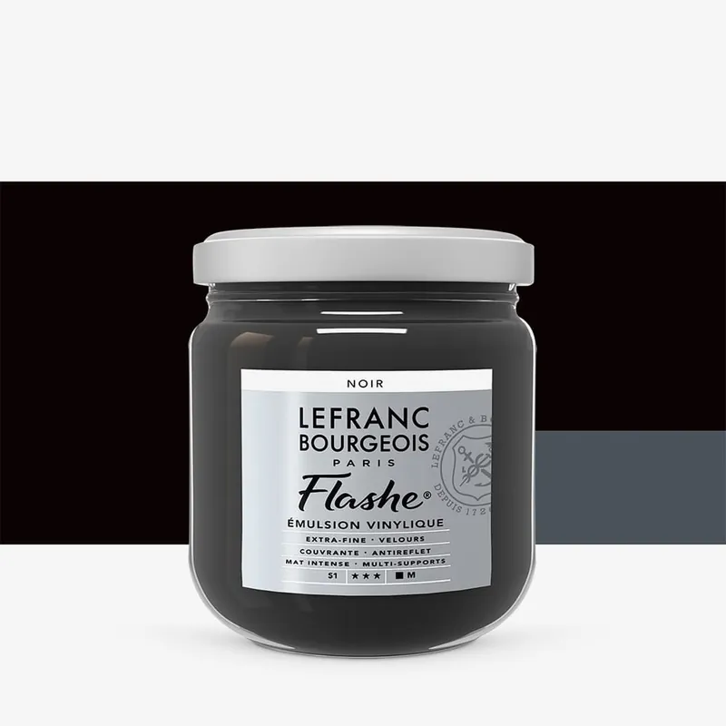 Lefranc & Bourgeois Flashe Vinyl Emulsion Paint 400ml Black (265) Commander Maintenant