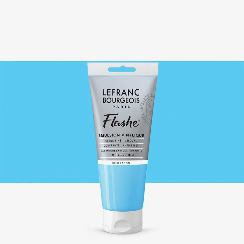 Commander Maintenant Lefranc & Bourgeois Flashe Vinyl Emulsion Paint 80ml Lagoon Blue (649)