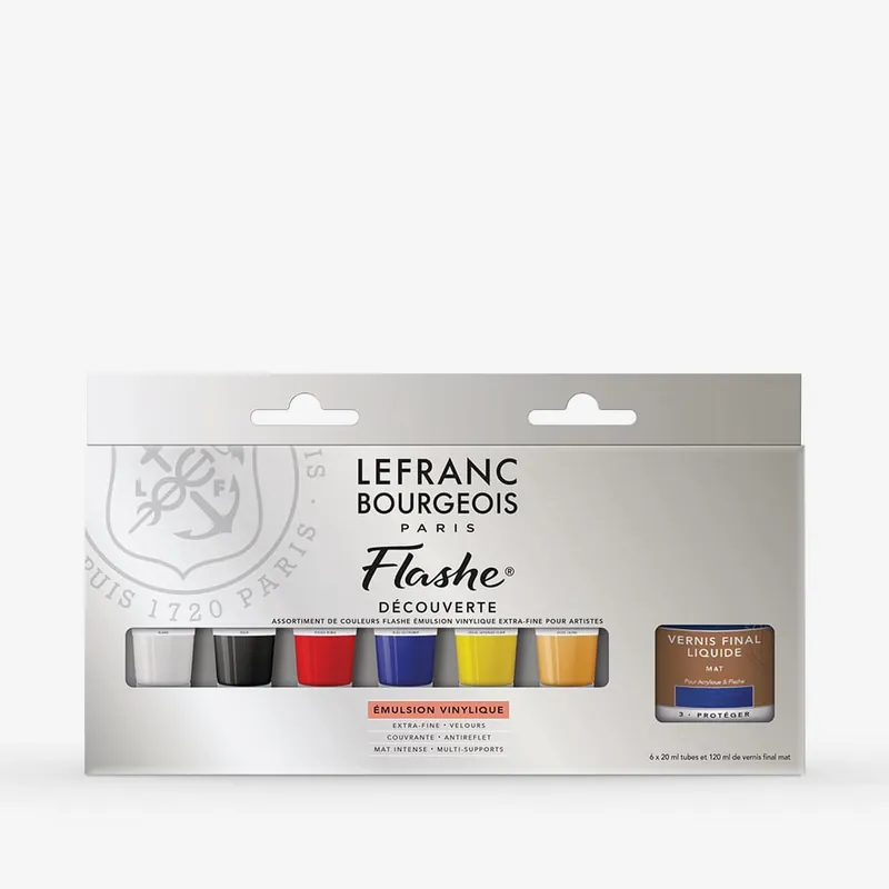 Lefranc & Bourgeois Flashe Vinyl Emulsion Paint Discovery Set Nouvelle Collection