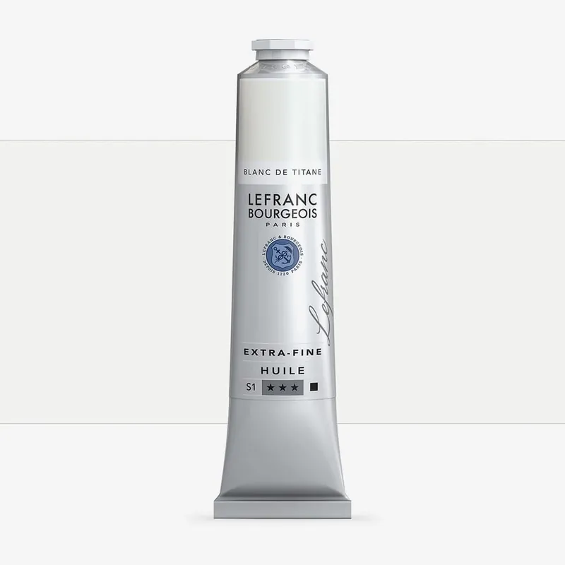 Retour Gratuit Lefranc & Bourgeois Extra Fine Oil Paint 200ml Titanium White