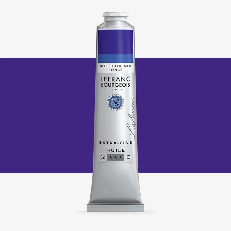 Lefranc & Bourgeois Extra Fine Oil Paint 200ml Ultramarine Deep Offre Spéciale