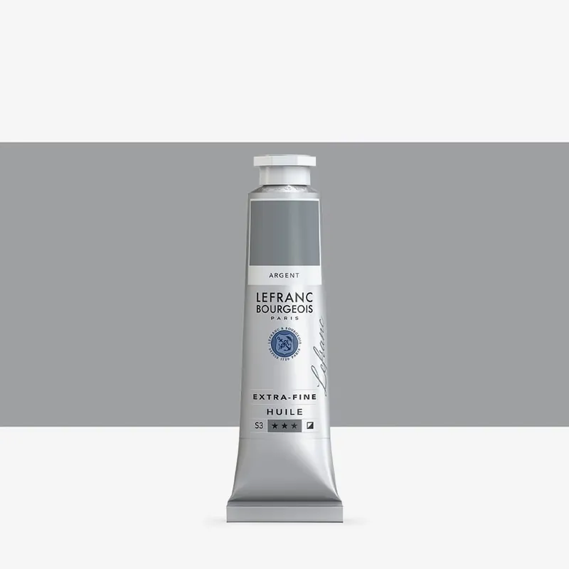 Lefranc & Bourgeois Extra Fine Oil Paint 40ml Silver Offre Du Jour