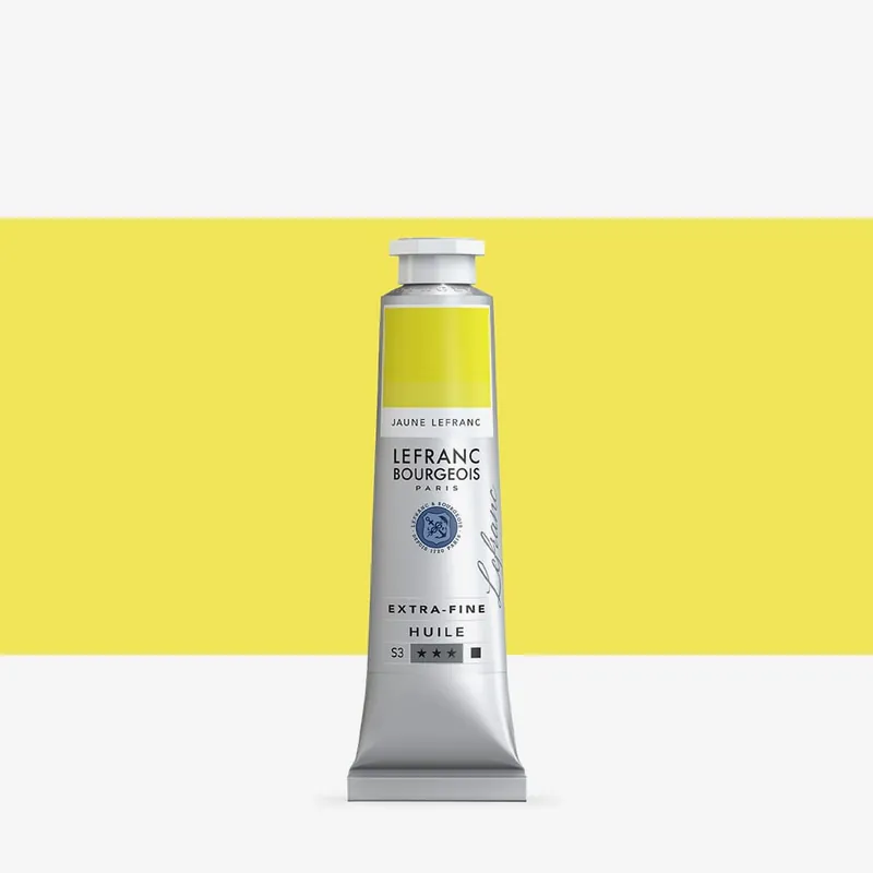 Expédition Rapide Lefranc & Bourgeois Extra Fine Oil Paint 40ml Lefranc Yellow