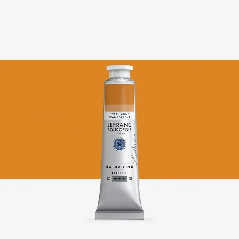 Marque Lefranc & Bourgeois Extra Fine Oil Paint 40ml Transparent Yellow Ochre