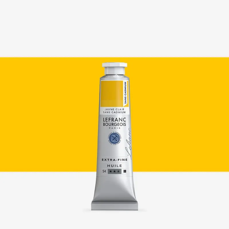 Pas Cher Lefranc & Bourgeois Extra Fine Oil Paint 40ml Cad-Free Yellow Light