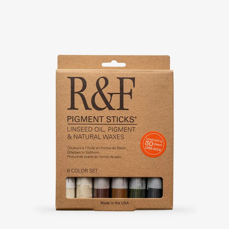 Seulement Aujourd&rsquo;hui R&F Set de Pigment Sticks 38 ml Set de tons terreux 6 couleurs