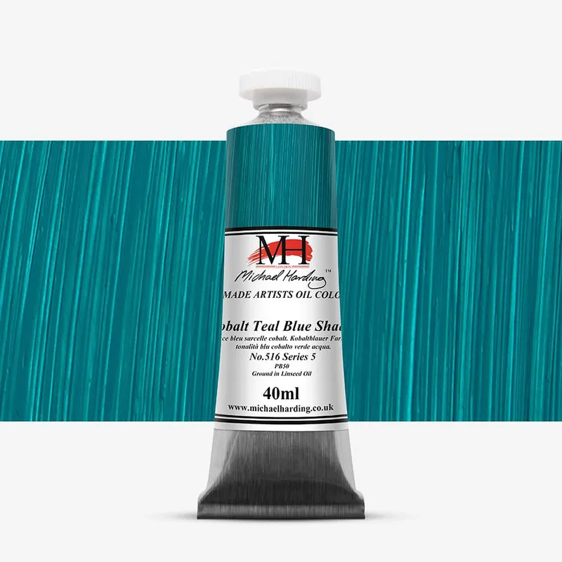 Pas Cher Michael Harding Peinture à l‘huile 40 ml Bleu sarcelle de cobalt, nuance bleutée