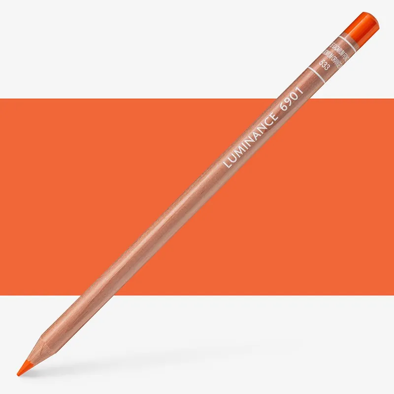 Caran d‘Ache Luminance 6901 Crayon de couleur Orange de cadmium foncé Remise