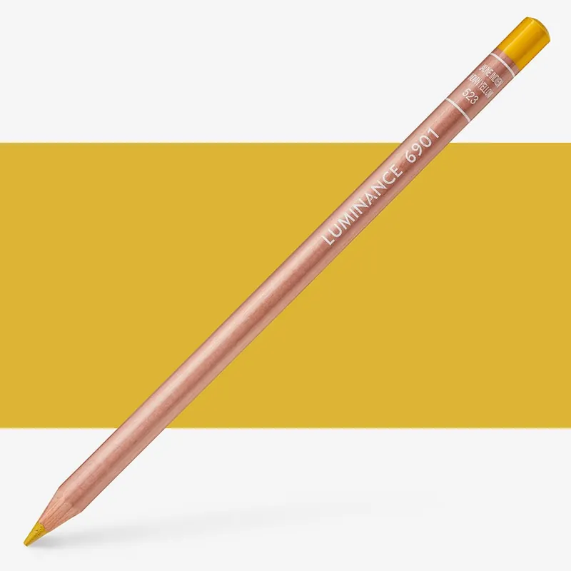 Caran d‘Ache Luminance 6901 Crayon de couleur Jaune indien Bon Marché