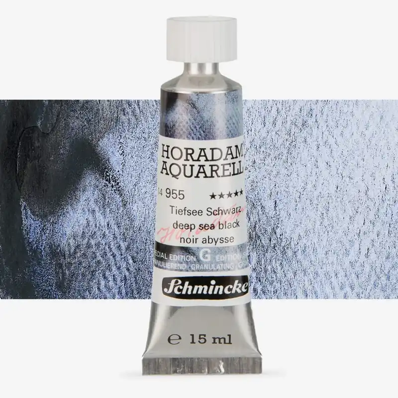 Schmincke Aquarelle Horadam Supergranulation 15 ml Noir des profondeurs marines Pas Cher