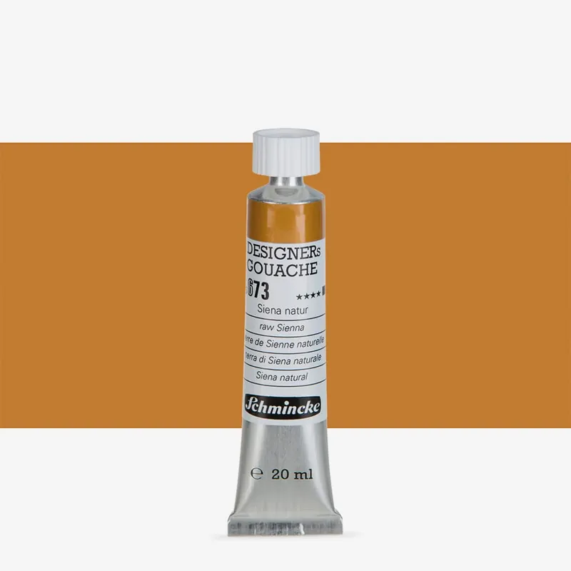 Livraison Express Schmincke Gouache Designers 20ml Terre de Sienne naturelle