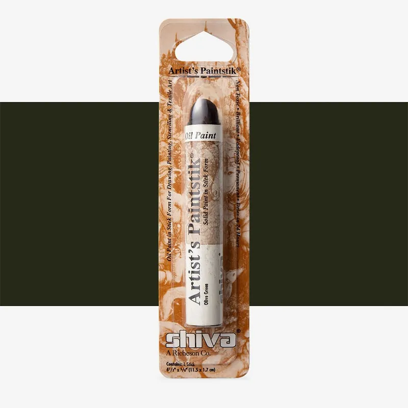 Shiva Professional Oil Paint Oilstik Olive Green Bon Plan