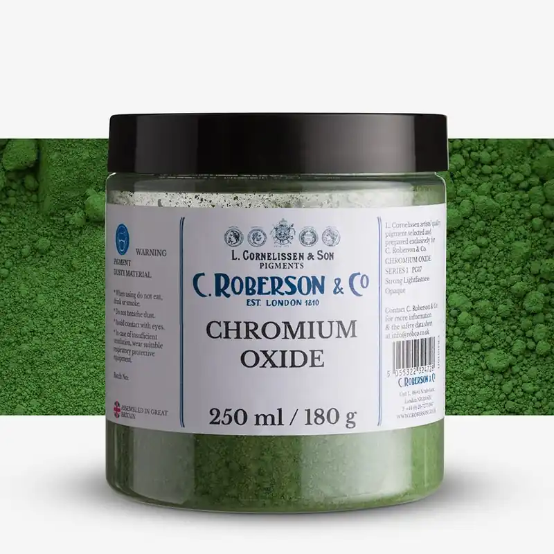Roberson pigment sec oxyde de chrome PG17 250 ml (180 g) série 1 Seulement Aujourd'hui