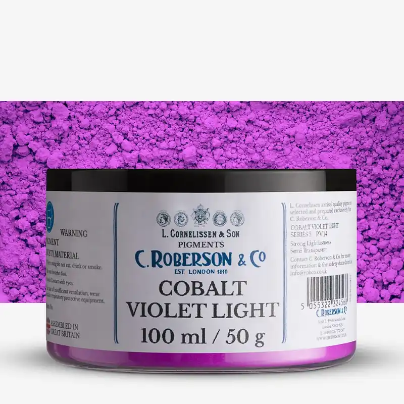 Offre Du Jour Roberson pigment sec violet de cobalt clair PV14 100 ml (50 g) série 2