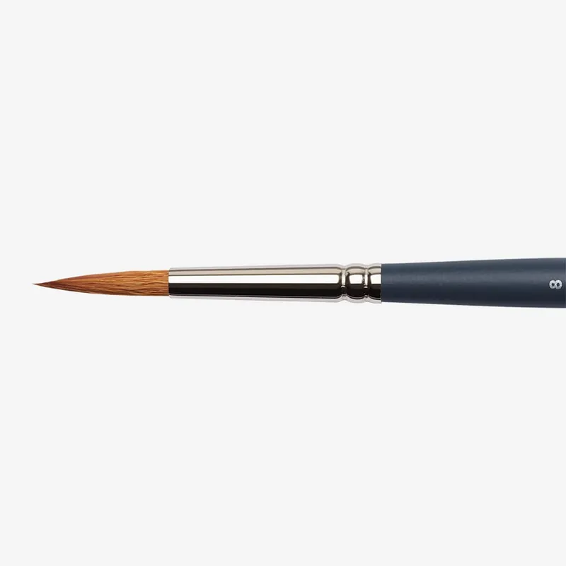 Nouvel Arrivage Winsor & Newton Aquarelle Professionnelle Pinceau synthétique imitation martre Pointe Ronde Taille 8