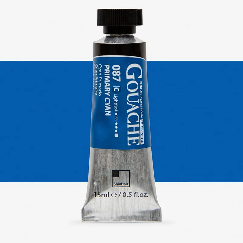 ShinHan gouache professionnelle pour designers 15 ml cyan primaire Remise