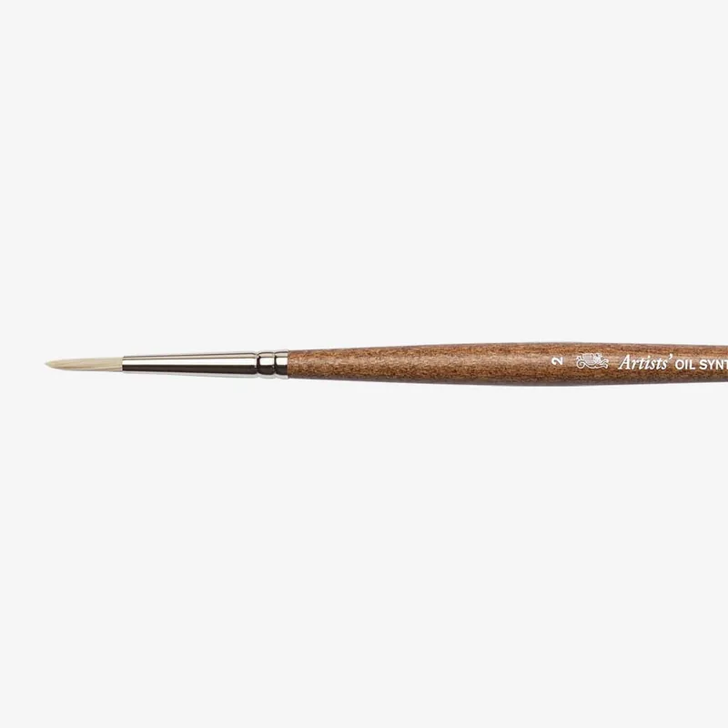 Prix Choc Winsor & Newton Huile Artiste Pinceau synthétique imitation soie de porc Pointe Ronde Taille 2