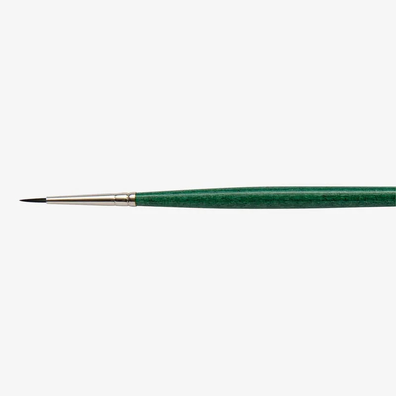 Nouveauté Tintoretto Smeraldo pinceau synthétique pour huile et acrylique manche long série 370 rond taille 0