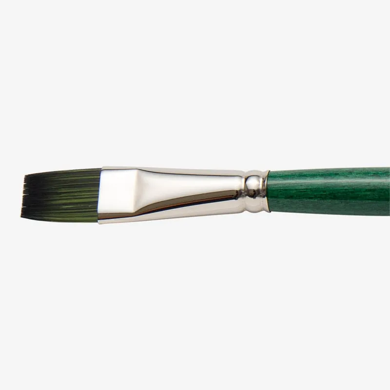 Tintoretto Smeraldo pinceau synthétique pour huile et acrylique manche long série 375 plat taille 18 Acheter En Ligne