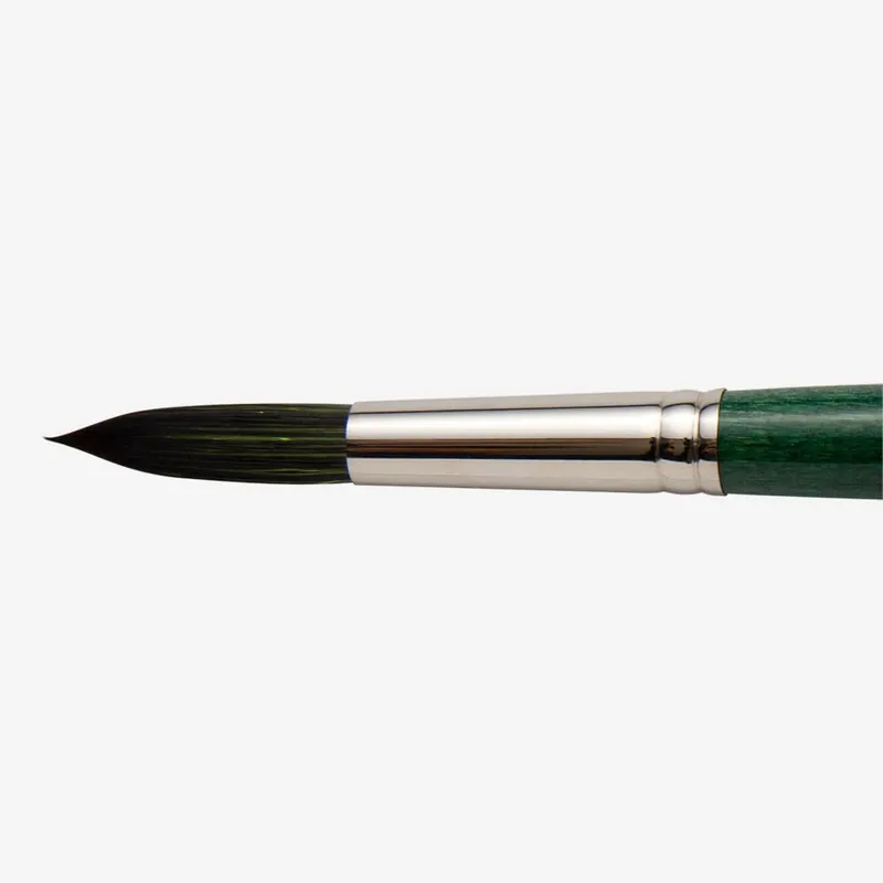 Tintoretto Smeraldo pinceau synthétique pour huile et acrylique manche long série 370 rond taille 24 Acheter En Ligne