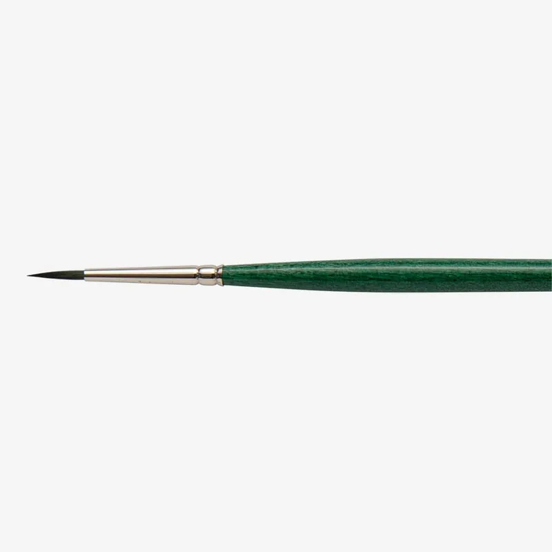 Super Prix Tintoretto Smeraldo pinceau synthétique pour huile et acrylique manche long série 370 rond taille 4