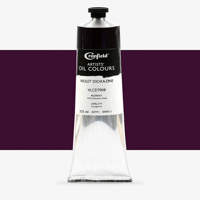 Cranfield peinture à l’huile pour artistes 225 ml violet dioxazine Livraison Express